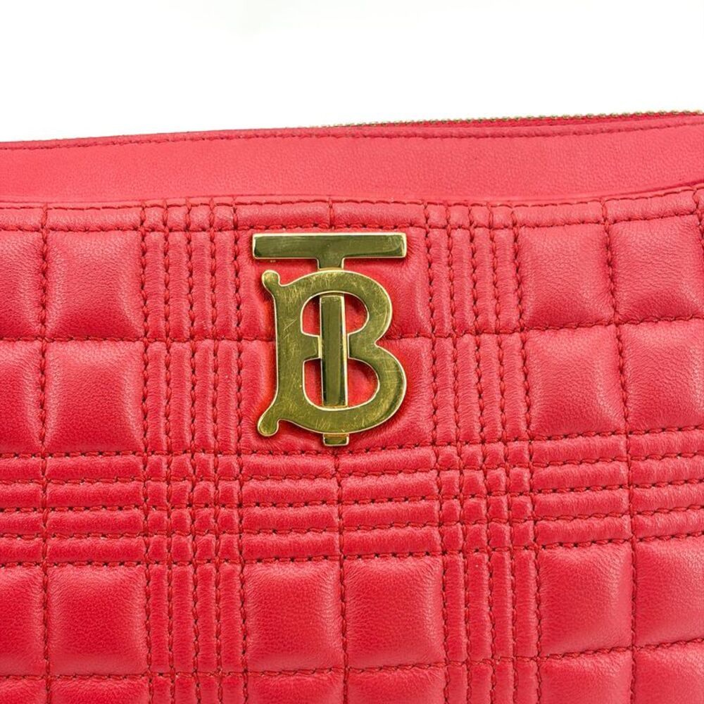 Burberry Tb Camera Quilted Leather Gold Leather Shoulder Bag Bag - Picture 10 of 15